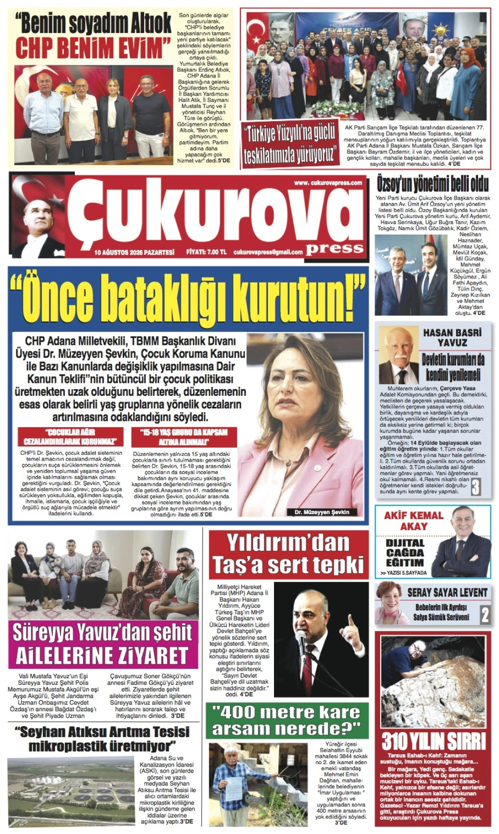 10 Ağustos 2026 Pazartesi