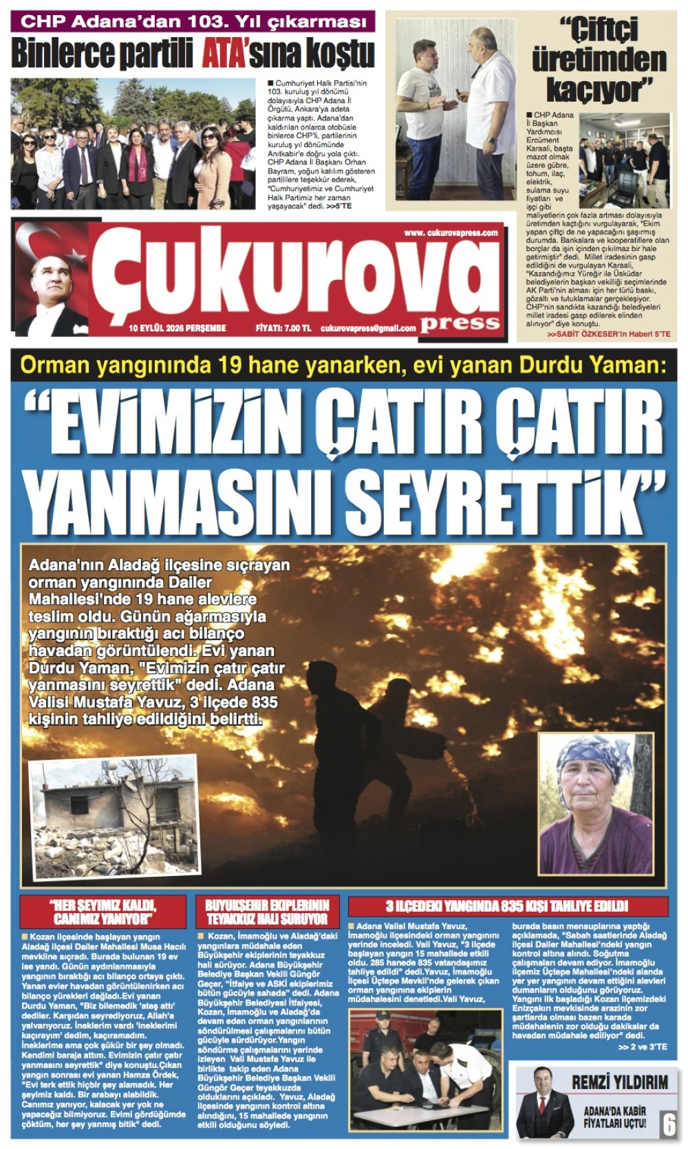 10 EYL&Uuml;L 2026 PERŞEMBE