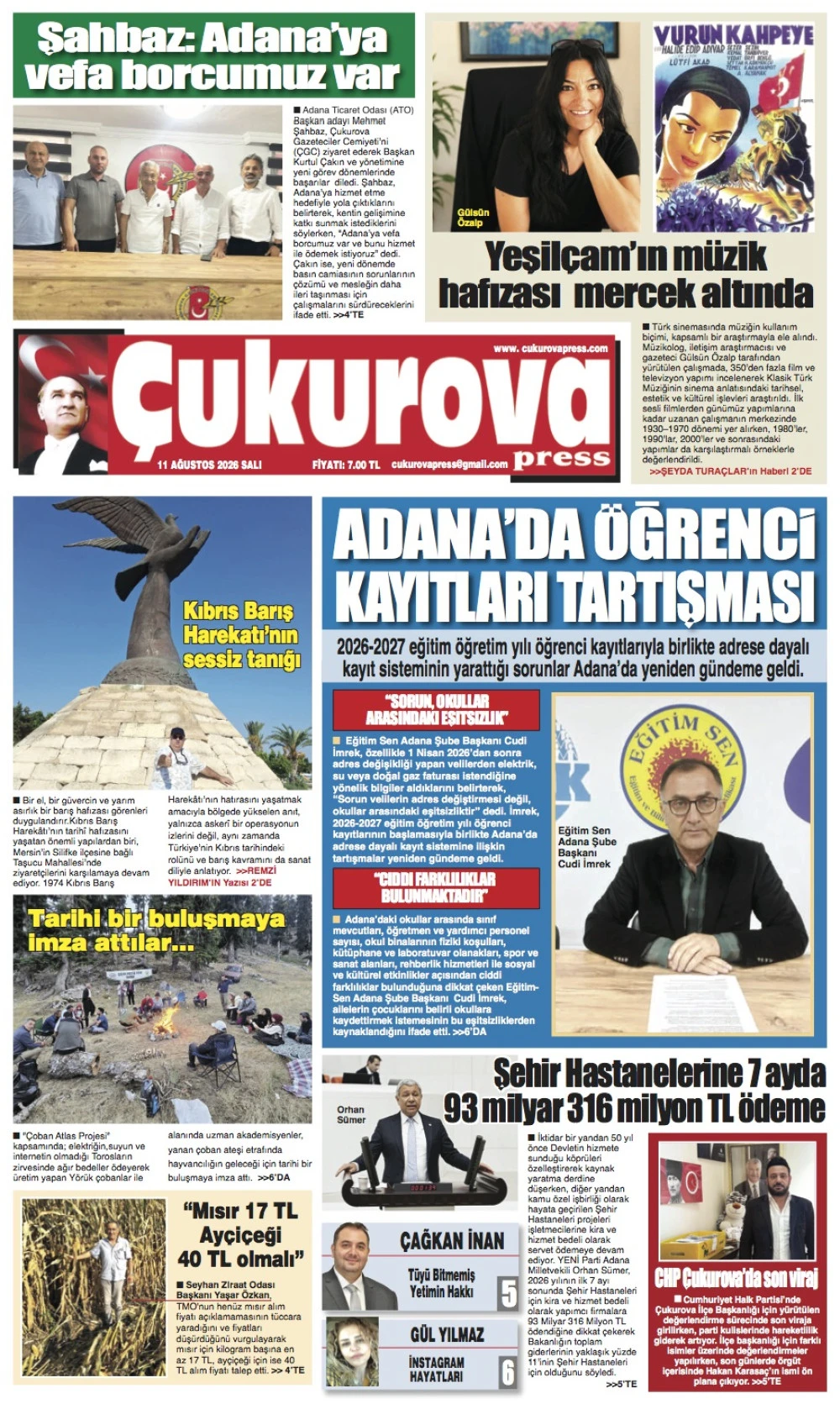 11 Ağustos 2026 Salı