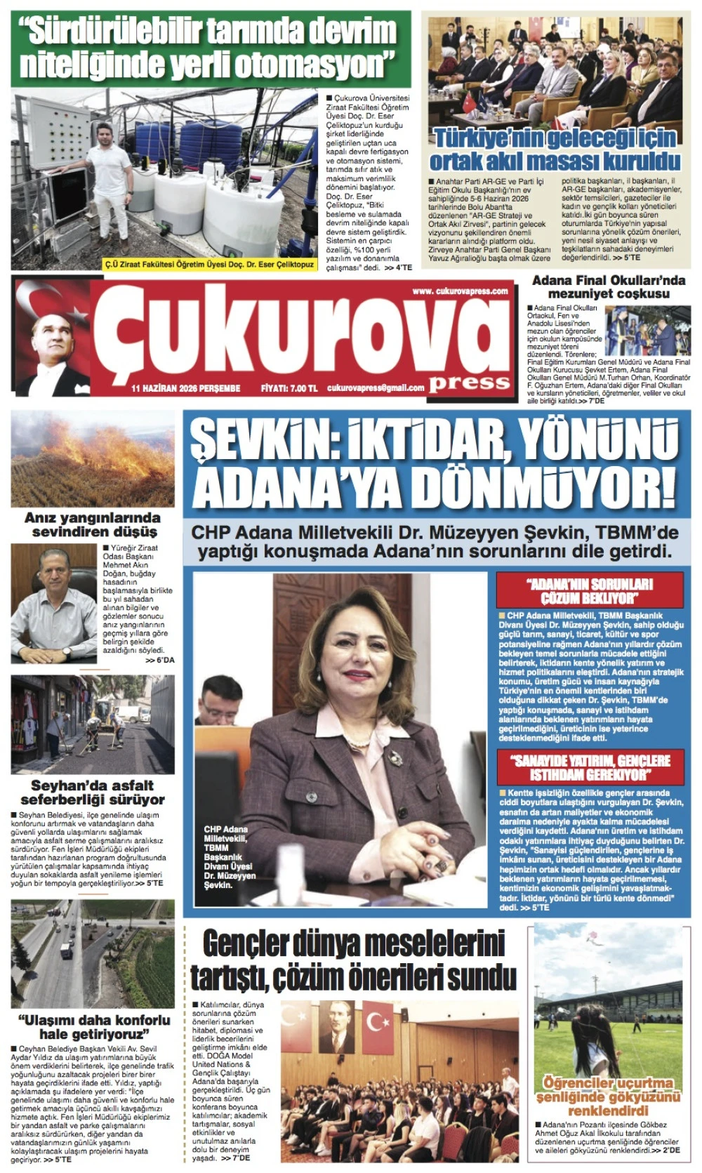 11 Haziran 2026 Perşembe