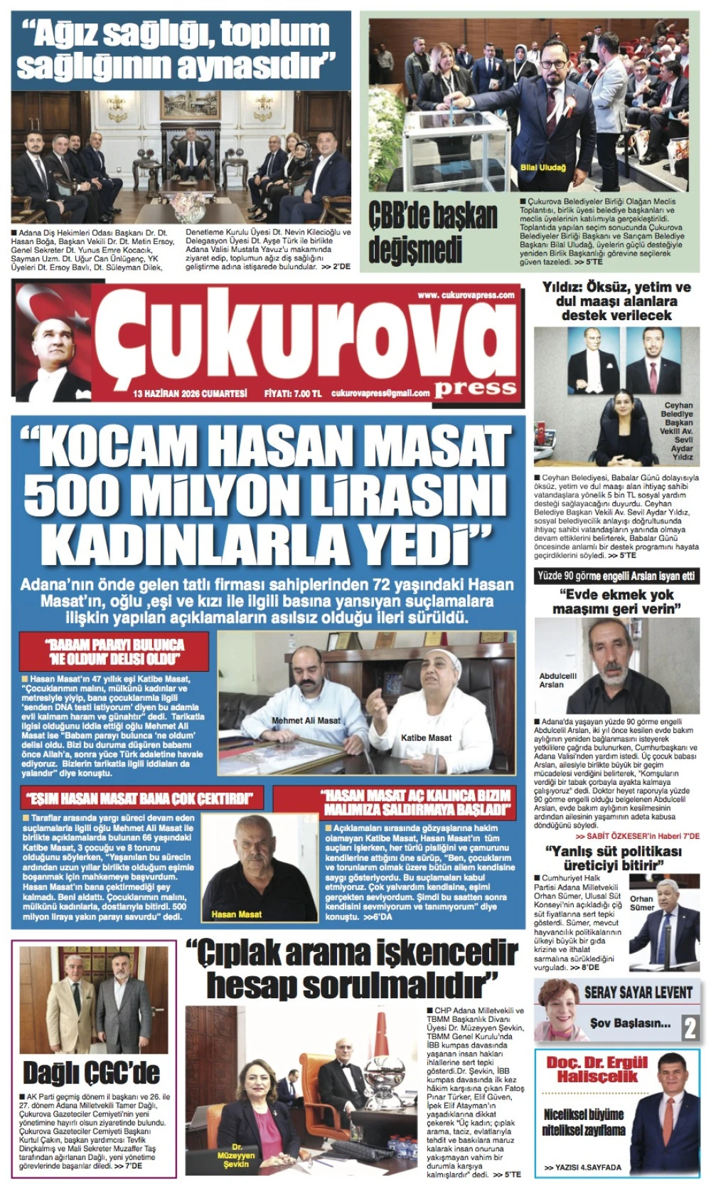 13 Haziran 2026 Cumartesi