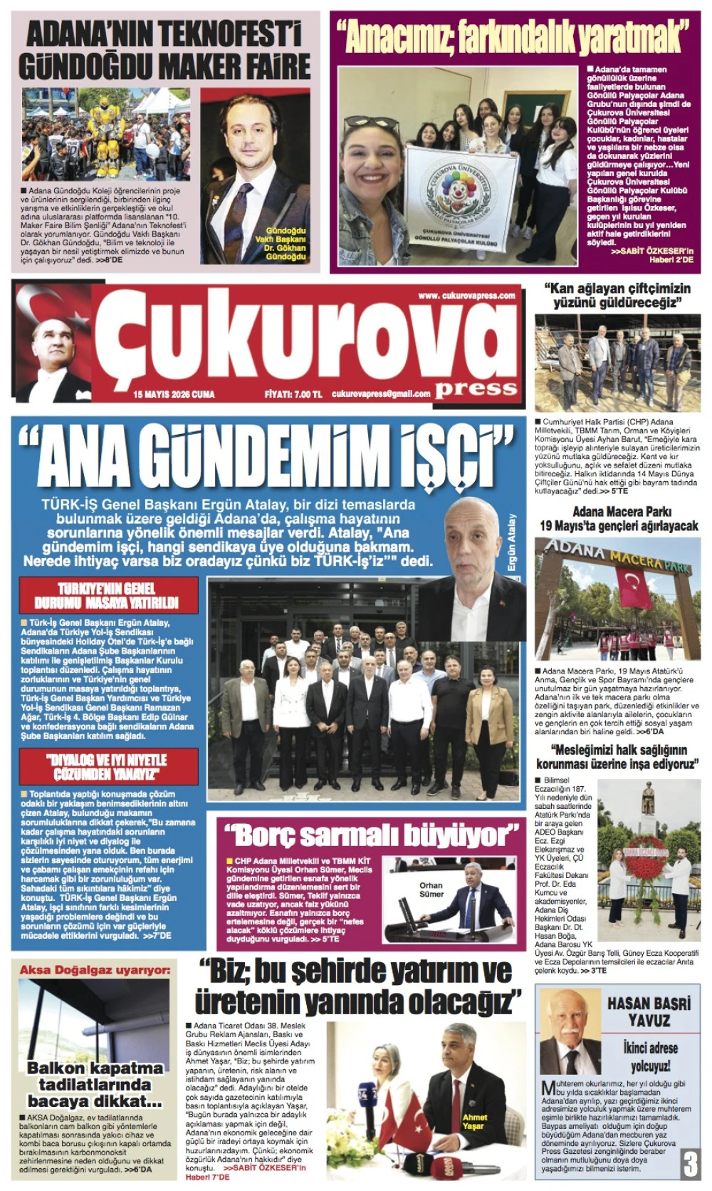 15 NİSAN 2026 CUMA