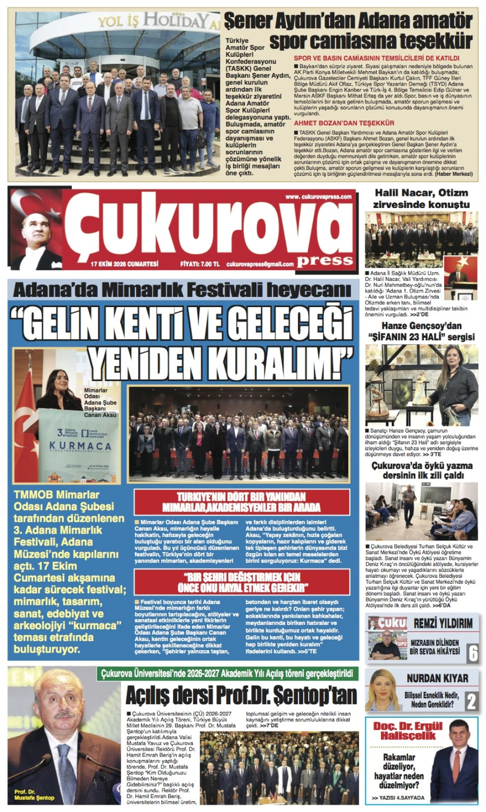 17 Ekim 2026 Cumartesi