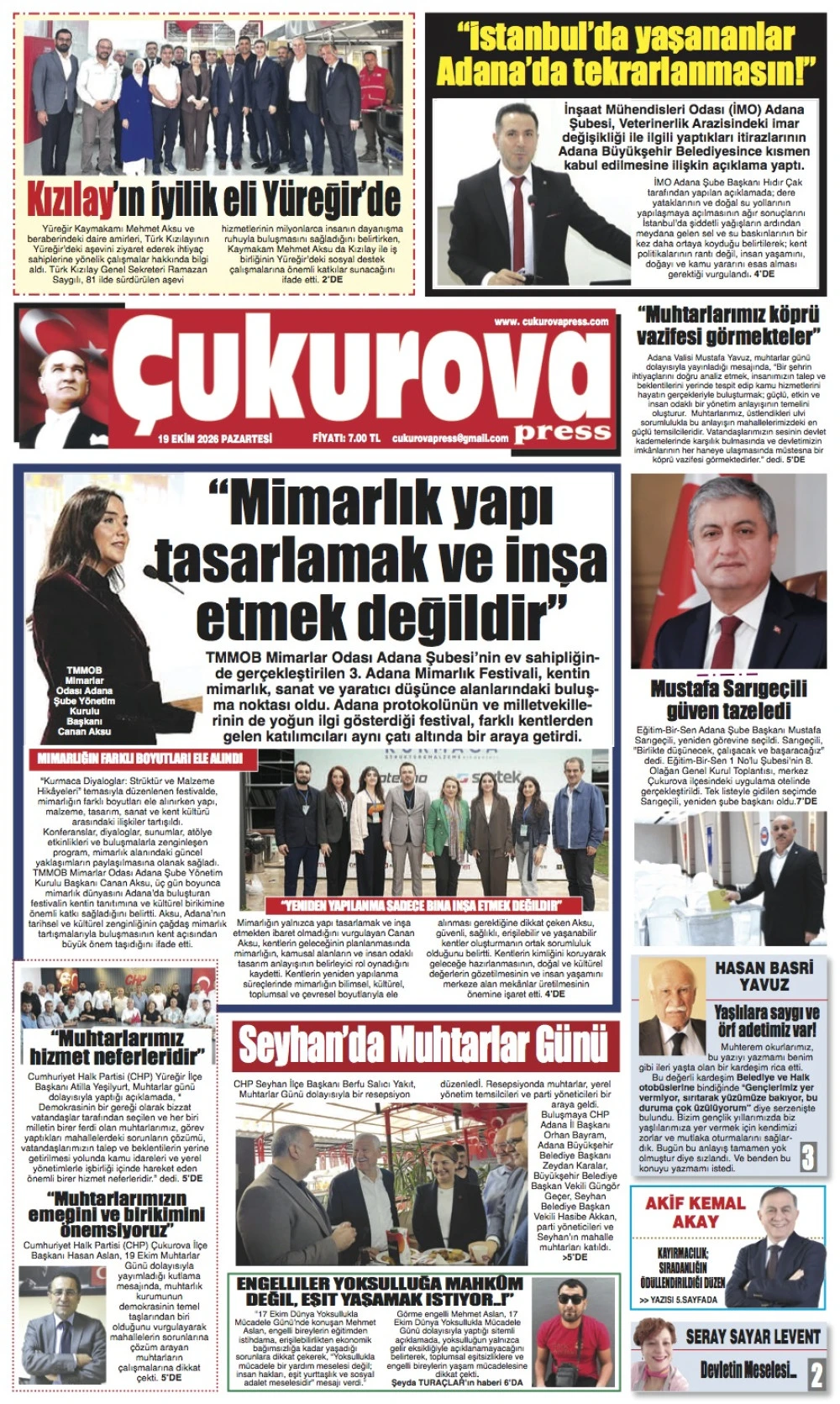 19 Ekim 2026 Pazartesi