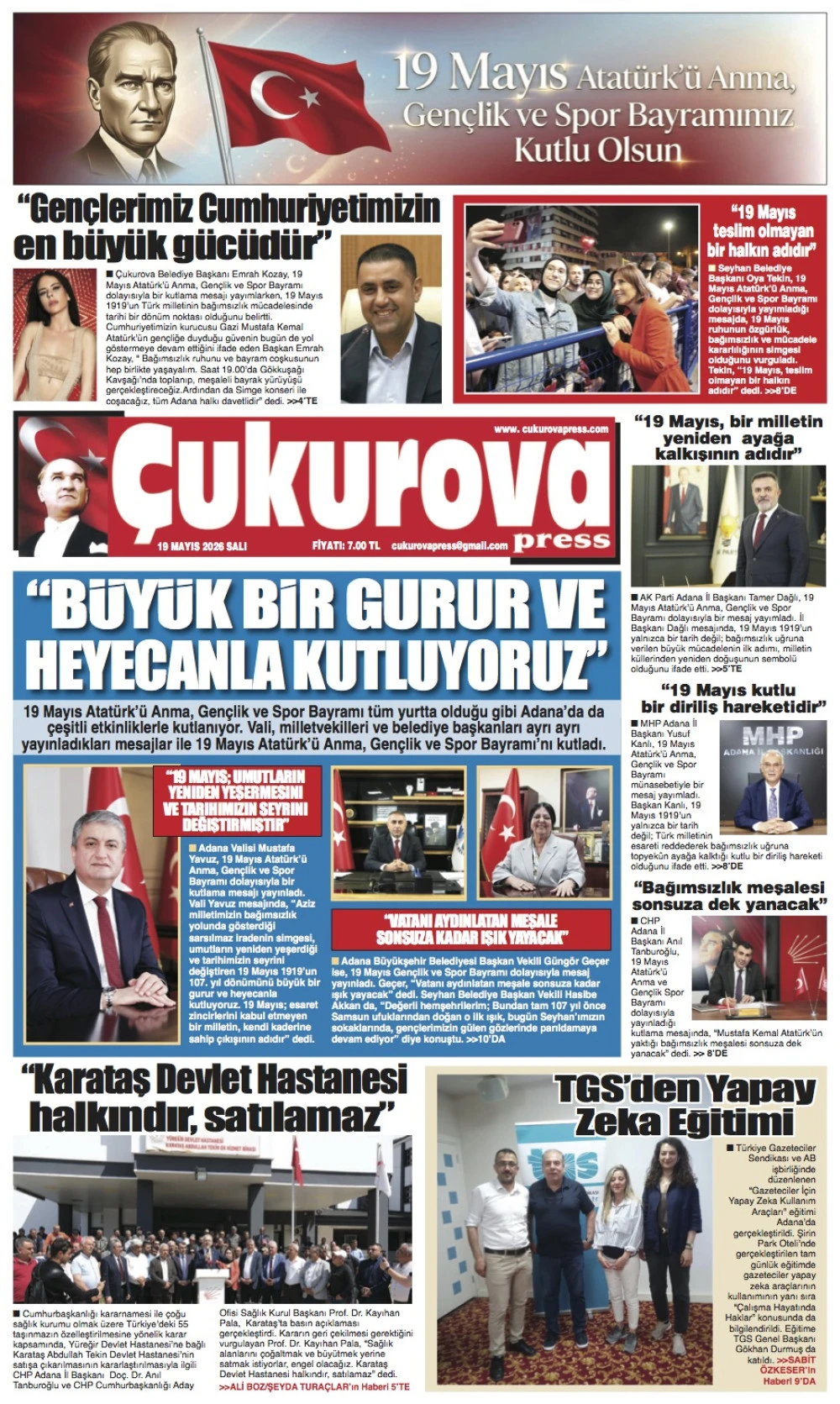 19 Mayıs 2026 Salı