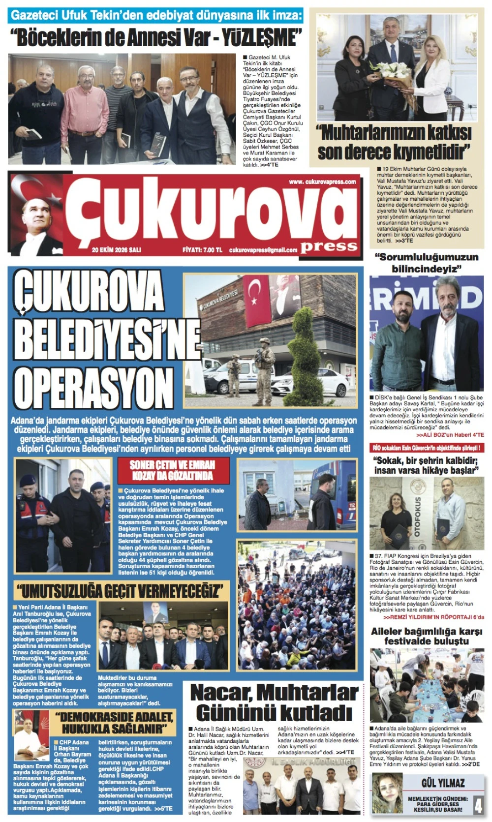 20 Ekim 2026 Salı