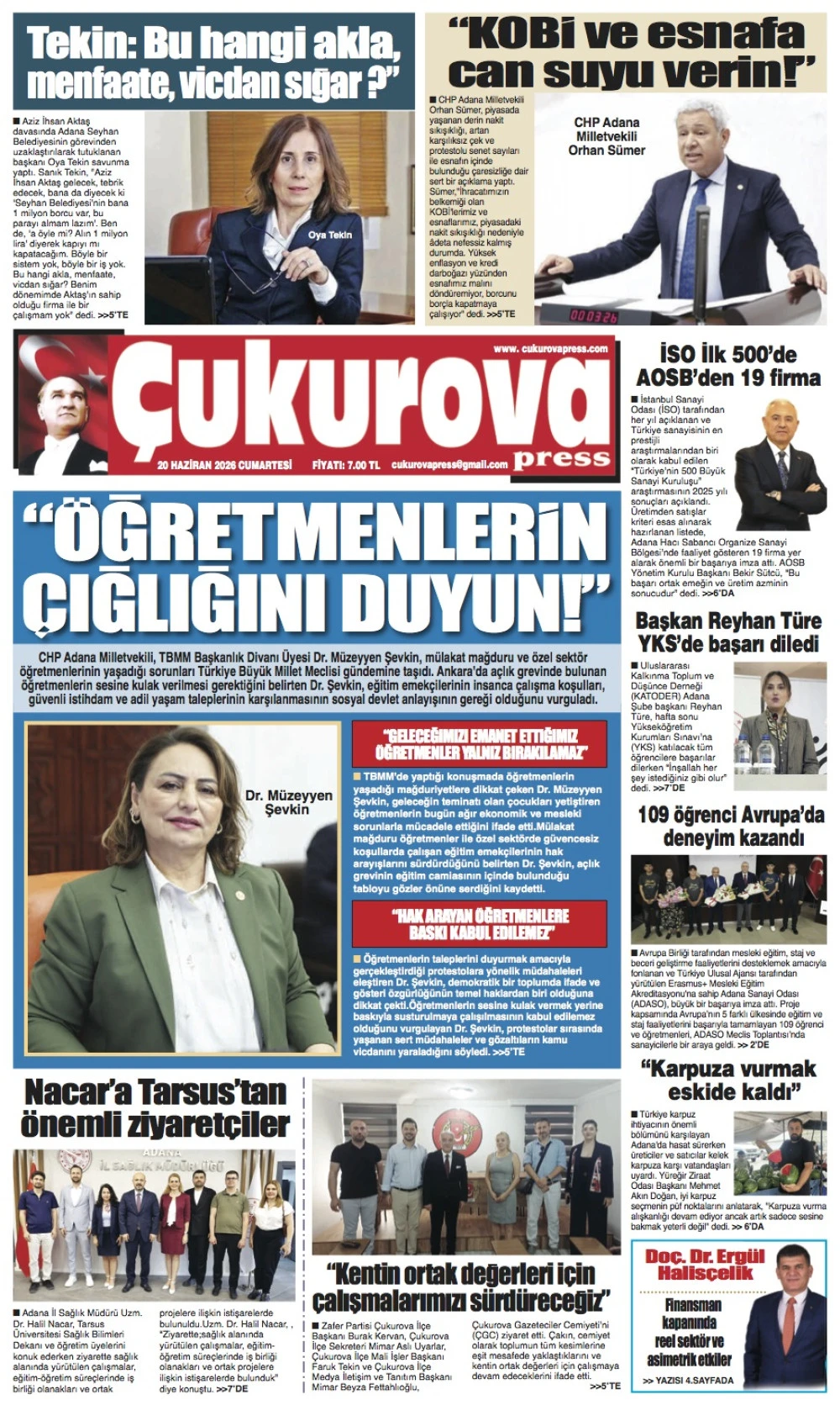 20 Haziran 2026 Cmartesi