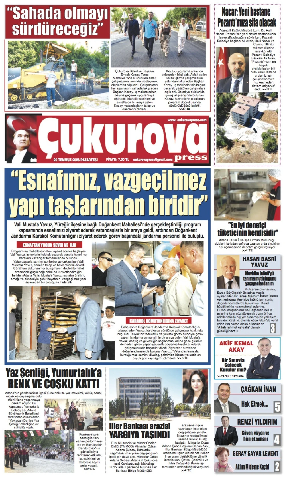 20 Mayıs 2026 Pazartesi