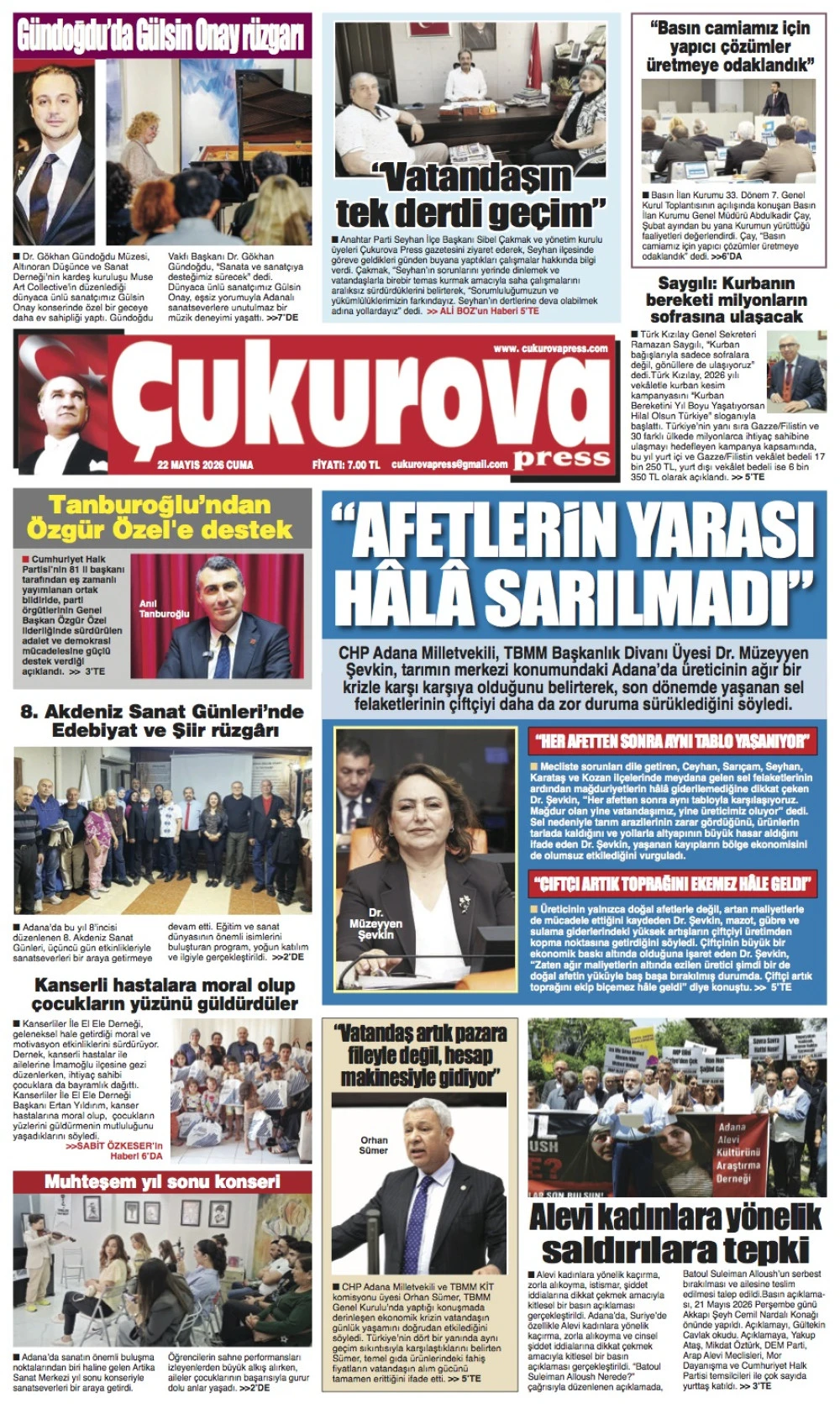 22 Mayıs 2026 Cuma