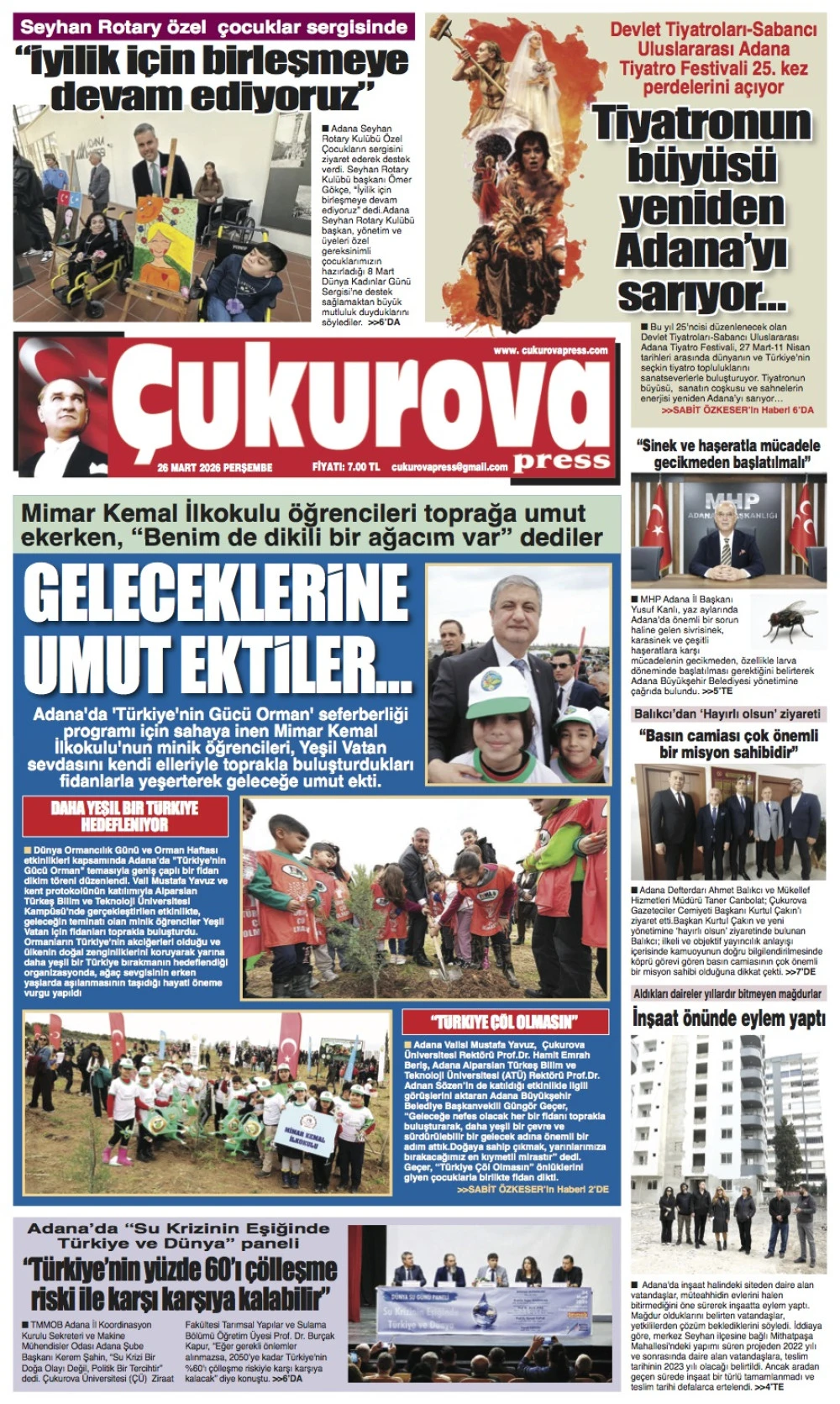 26 Mart 2026 Perşembe