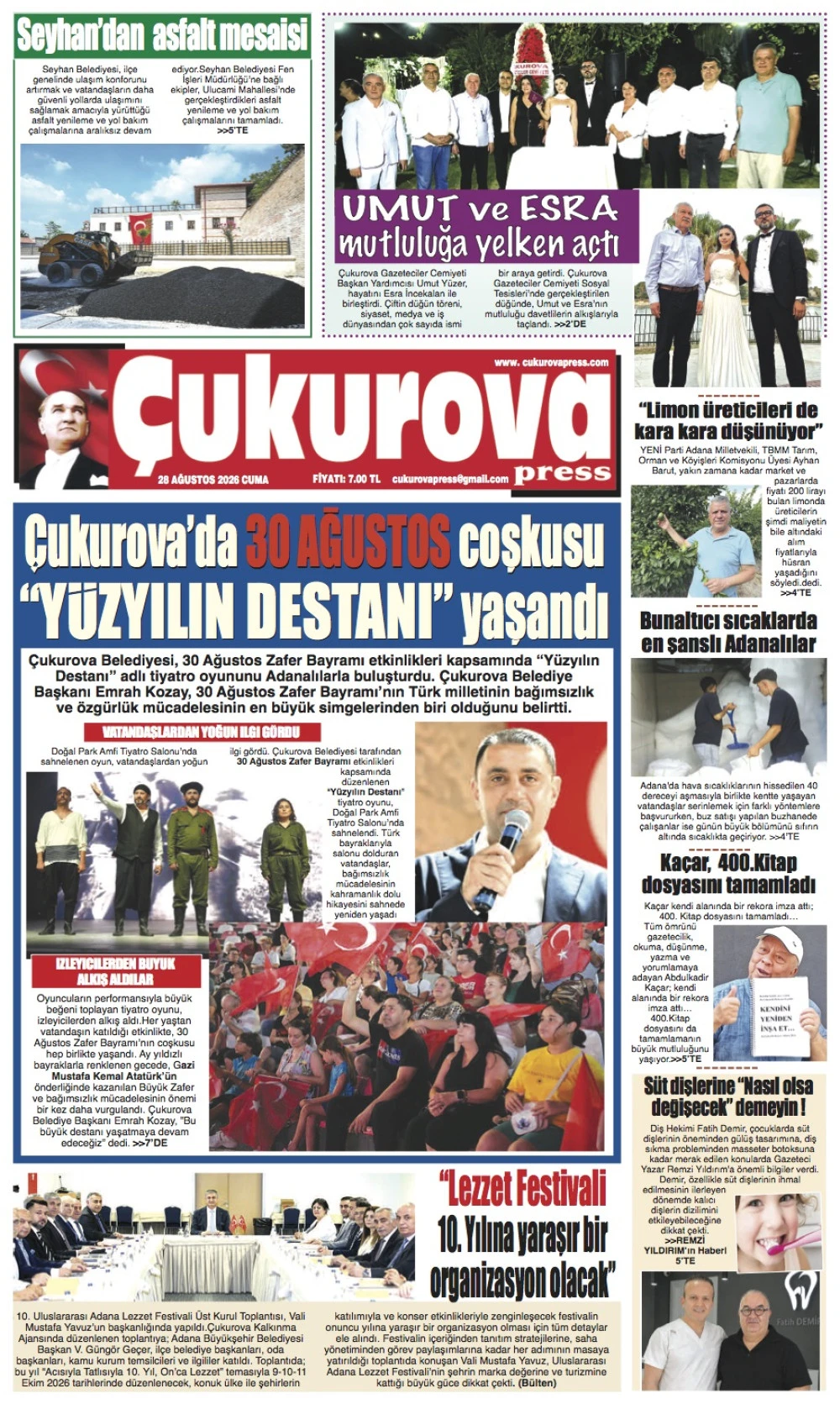 28  Ağustos 2026 Cuma
