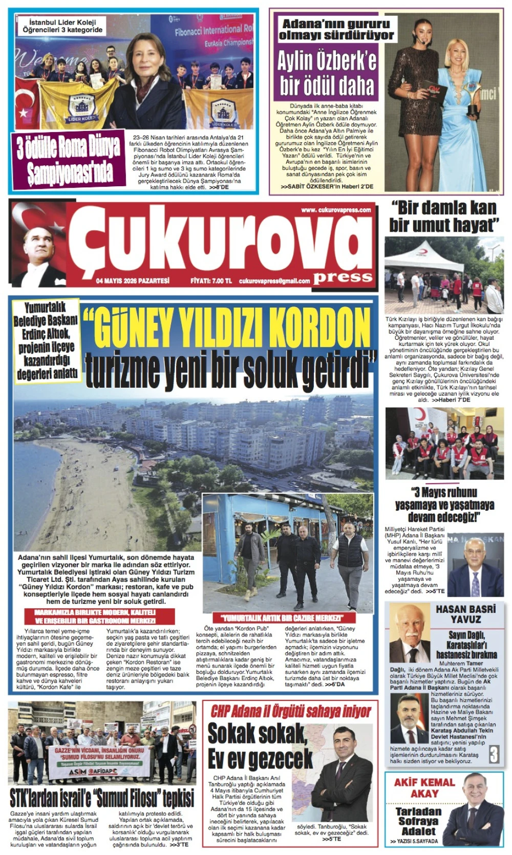 4 Mayıs 2026 Pazartesi