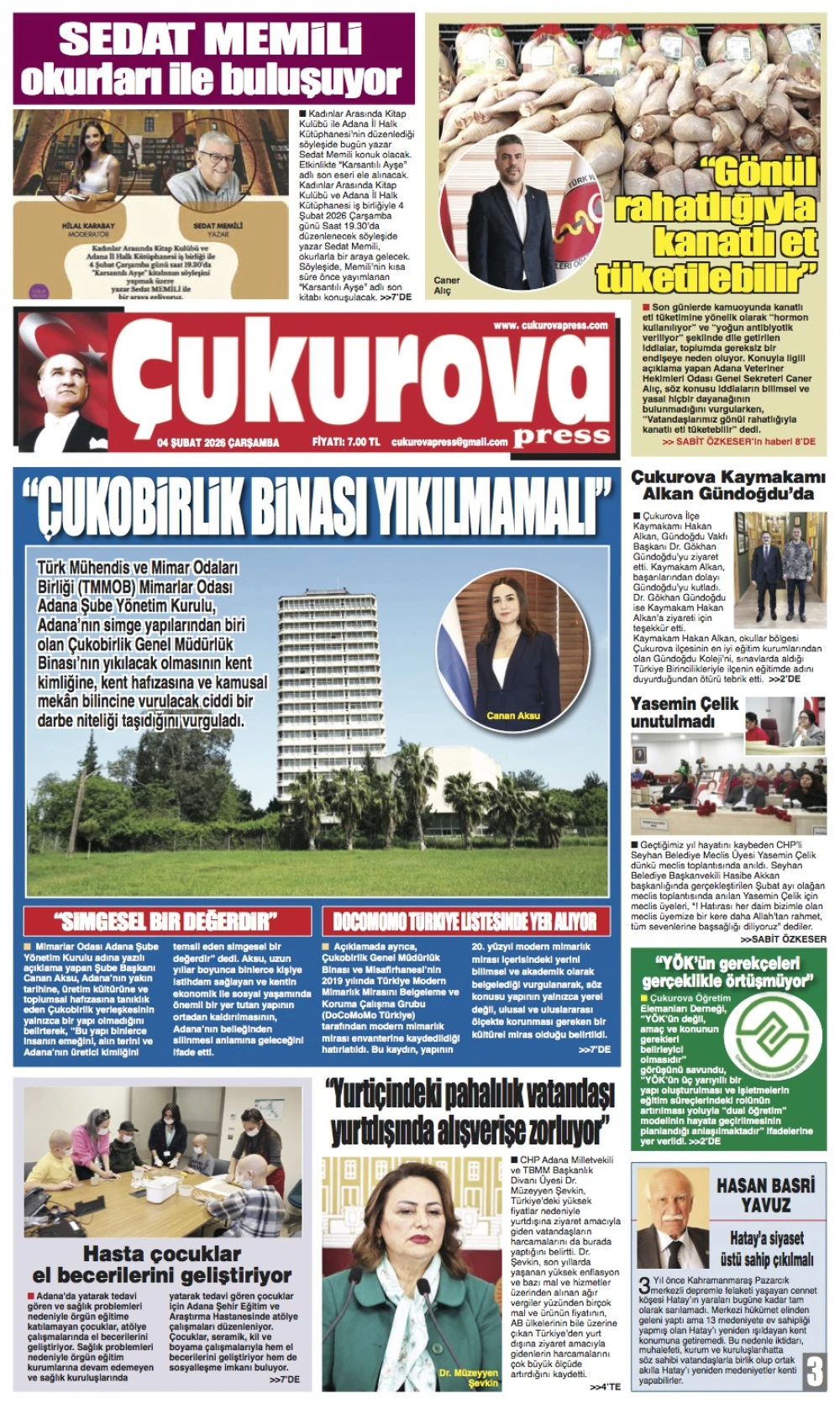 4 ŞUBAT 2026 &Ccedil;ARŞAMBA