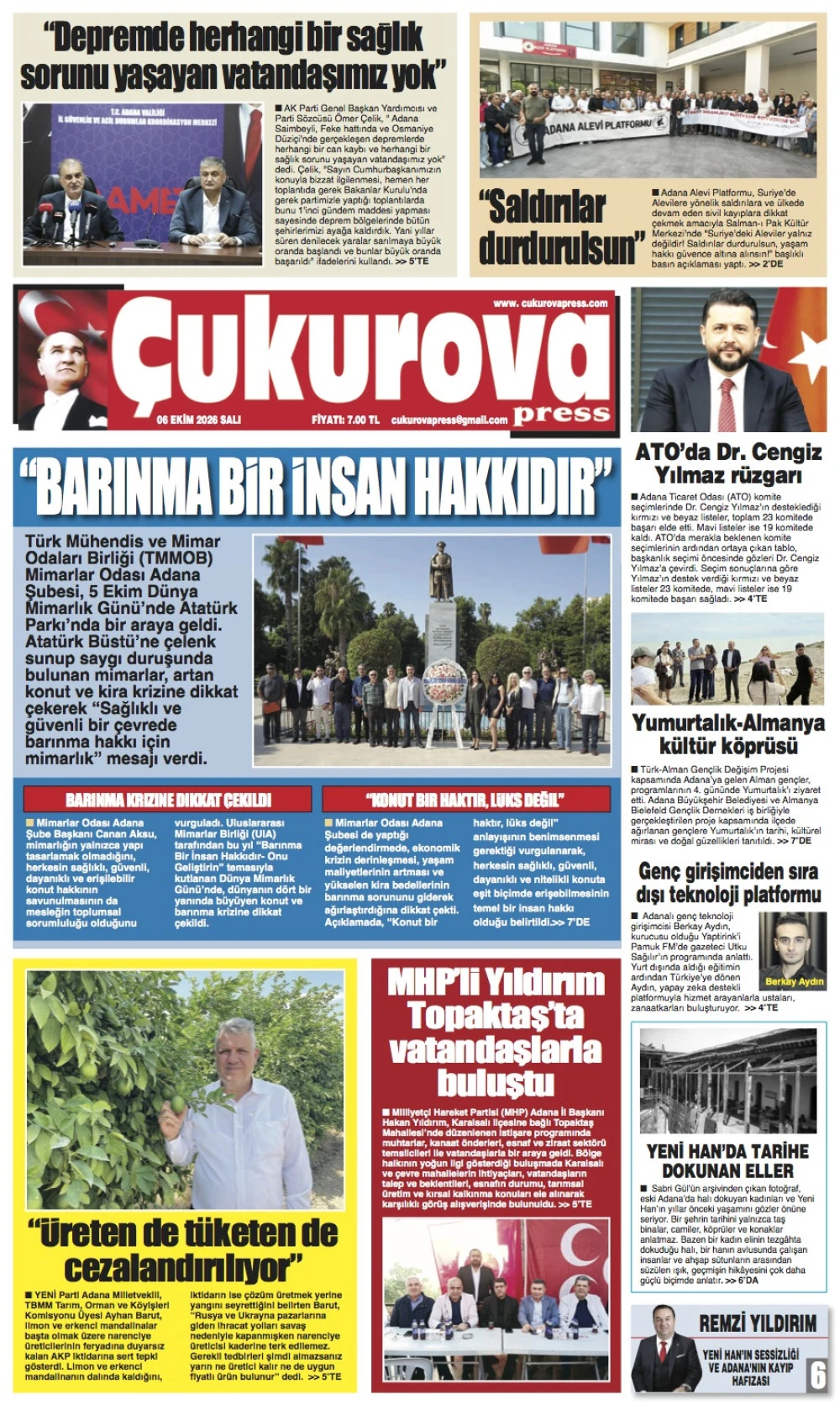 6 Ekim 2026 Salı