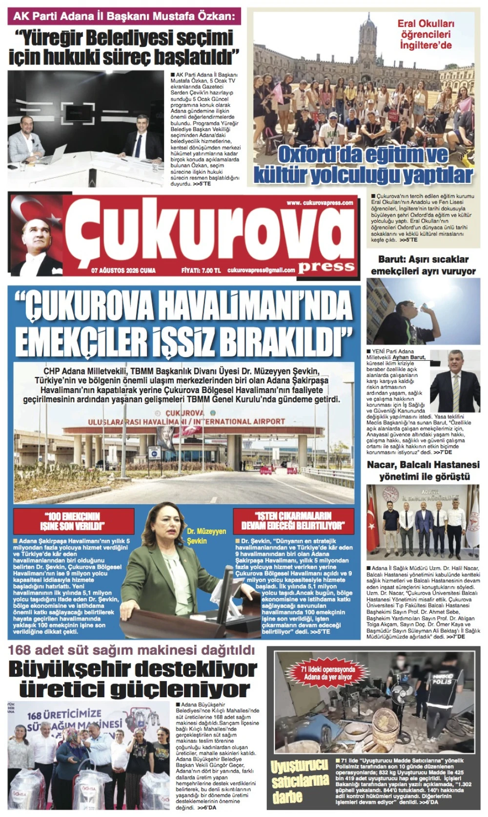 7 Ağustos 2026 cuma