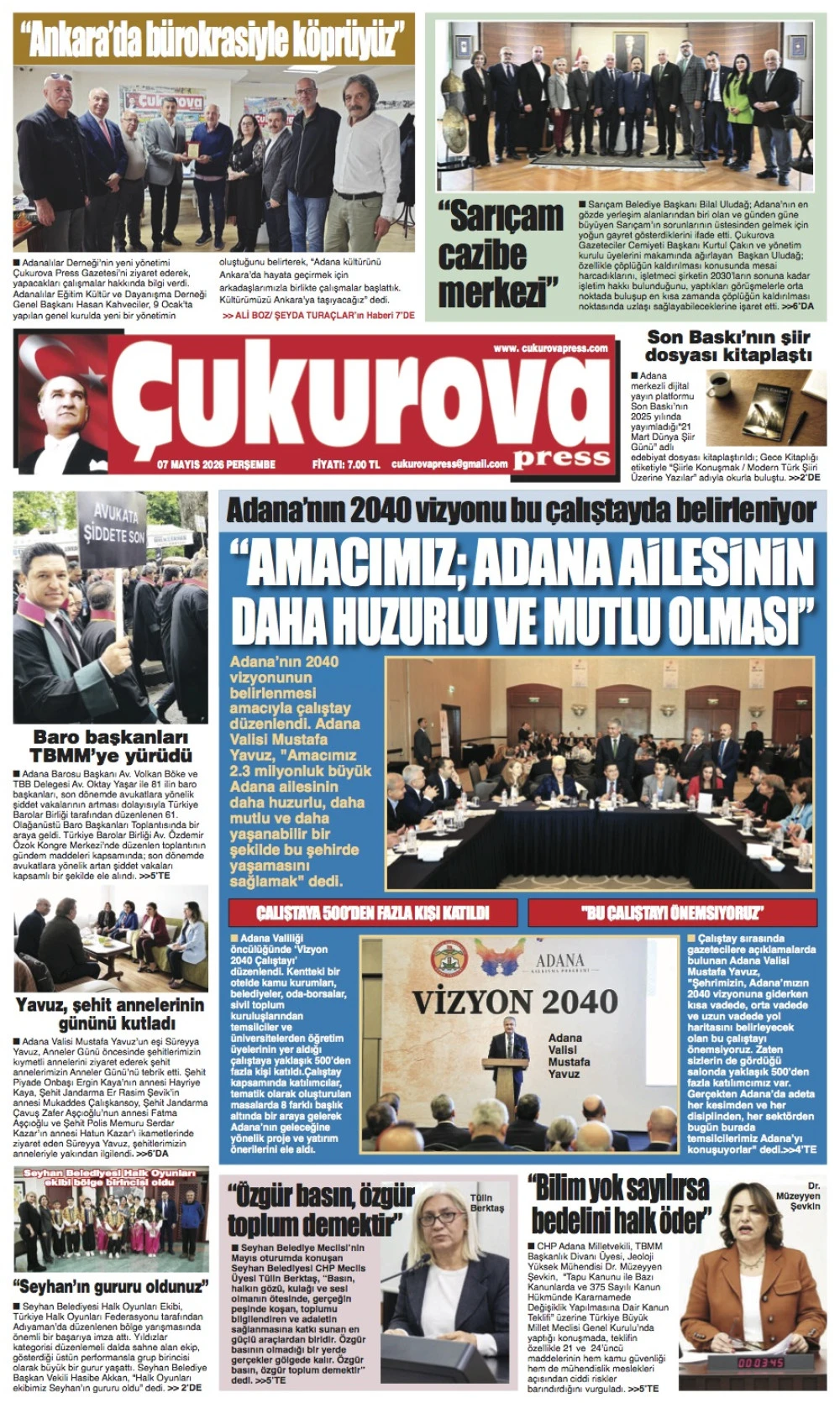 7 Mayıs 2026 Perşembe