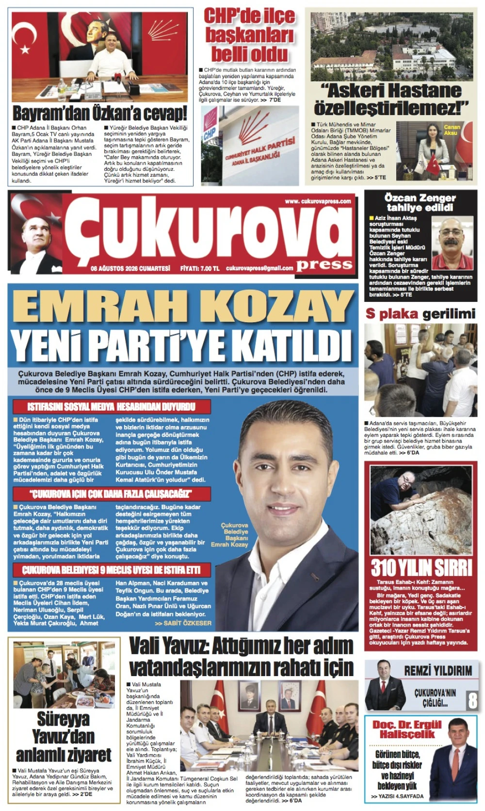 8 Ağustos 2026 Cumartesi