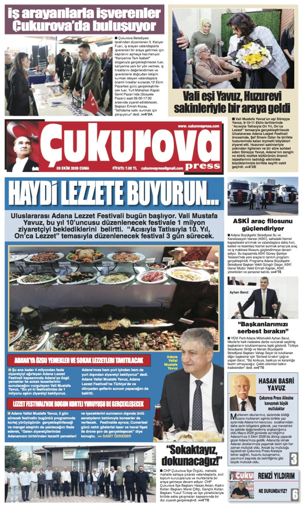 9 Ekim 2026 Cuma