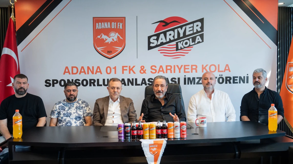 Adana 01 FK-Sarıyer Kola arasında sponsorluk anlaşması imzalandı
