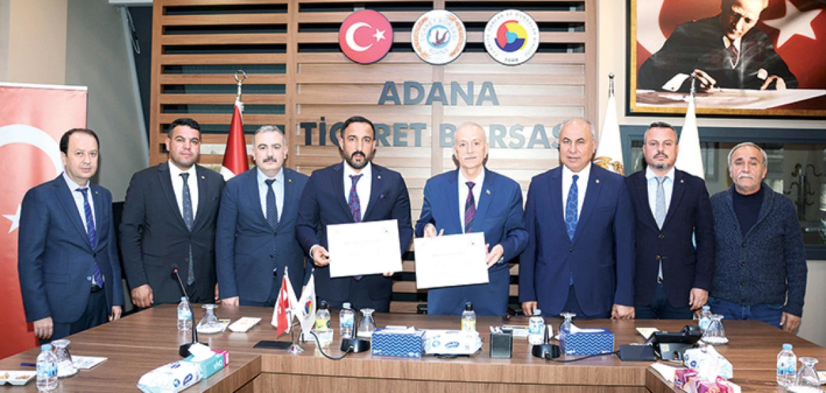 Adana TB ile Sivas TB  kardeş borsa oldu