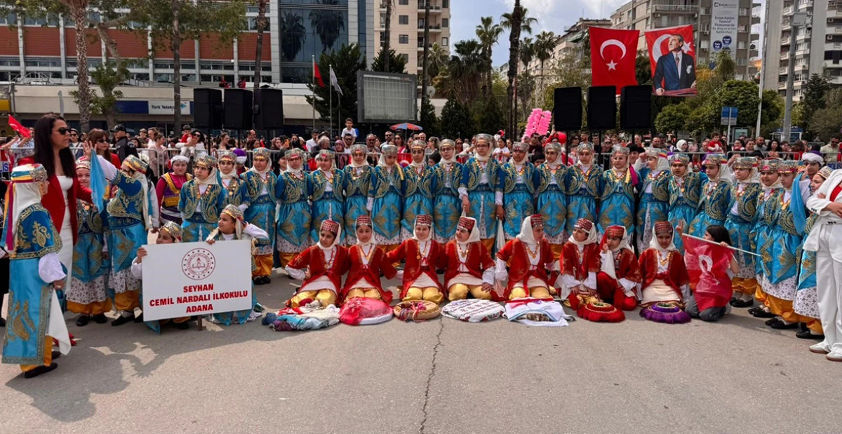 Adana'da 23 Nisan Ulusal Egemenlik ve &Ccedil;ocuk Bayramı coşkuyla kutlandı      