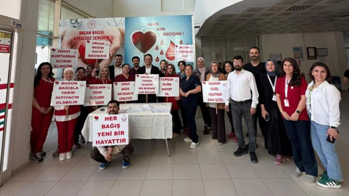 Adana'da hekim ve sağlık çalışanları organ bağışına dikkat çekti    
