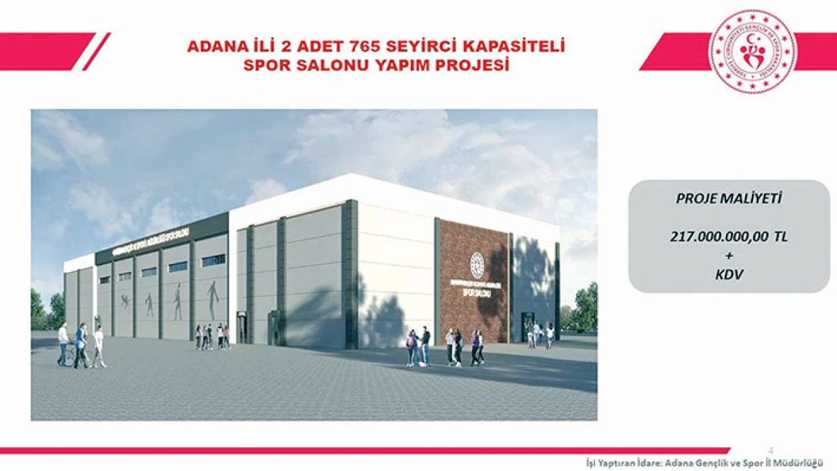Adana’ya dev spor yatırımı