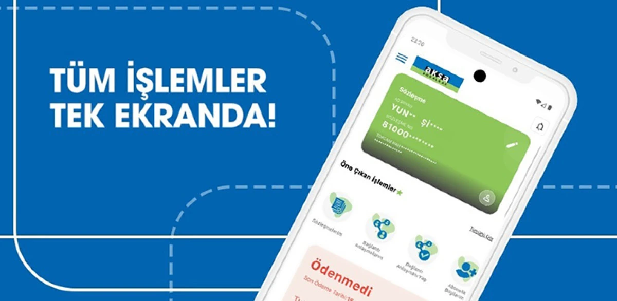 Aksa Doğalgaz Mobil,uygulama mağazalarında yayınlandı: T&uuml;m işlemler tek ekranda