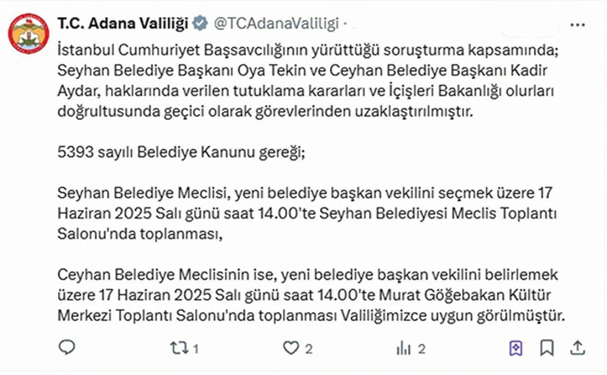 Başkanlar 17 Haziran’da belirleniyor