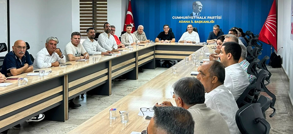 CHP Adana  İl&rsquo;de g&ouml;rev dağılımı