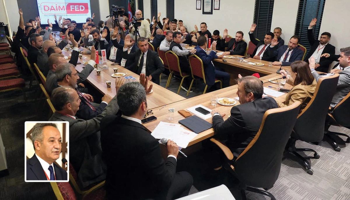 DAİMFED&rsquo;deMustafa Karslıoğlu g&uuml;ven tazeledi