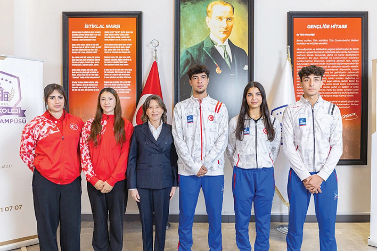 Filiz Kepme&rsquo;den altın madalyalı sporcularına kutlama