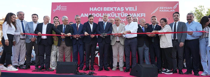  Hacıbektaş Veli Anadolu Kültür Vakfı Özgür Cemevi açıldı