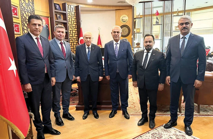 Kanlı, Uludağ, Atlı, Şimşek ve Avan’dan Bahçeli’ye ziyaret