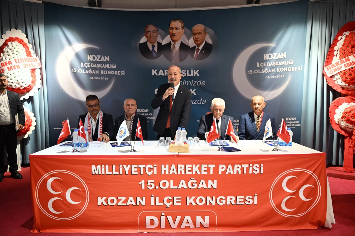 MHP ADANA'DA 15 İL&Ccedil;E KONGRESİNİ TAMAMLADI