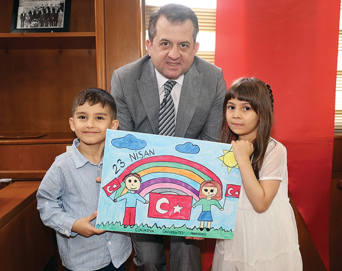 Minik Rekt&ouml;r  t&ouml;renle karşılandı