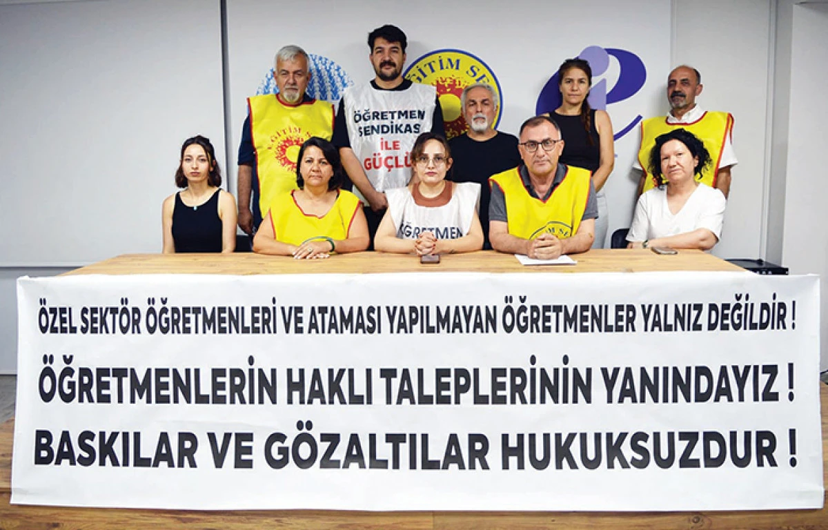  &ldquo;&Ouml;ğretmenlerin haklı m&uuml;cadelesi polis şiddetiyle engellenemez!&rdquo;