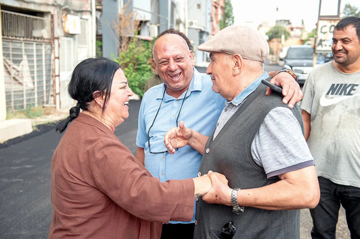 Seyhan Belediye Başkan Vekili Hasibe Akkan, asfalt çalışmalarını denetledi​