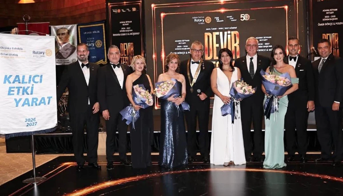 Seyhan Rotary&rsquo;de  devir teslim yapıldı