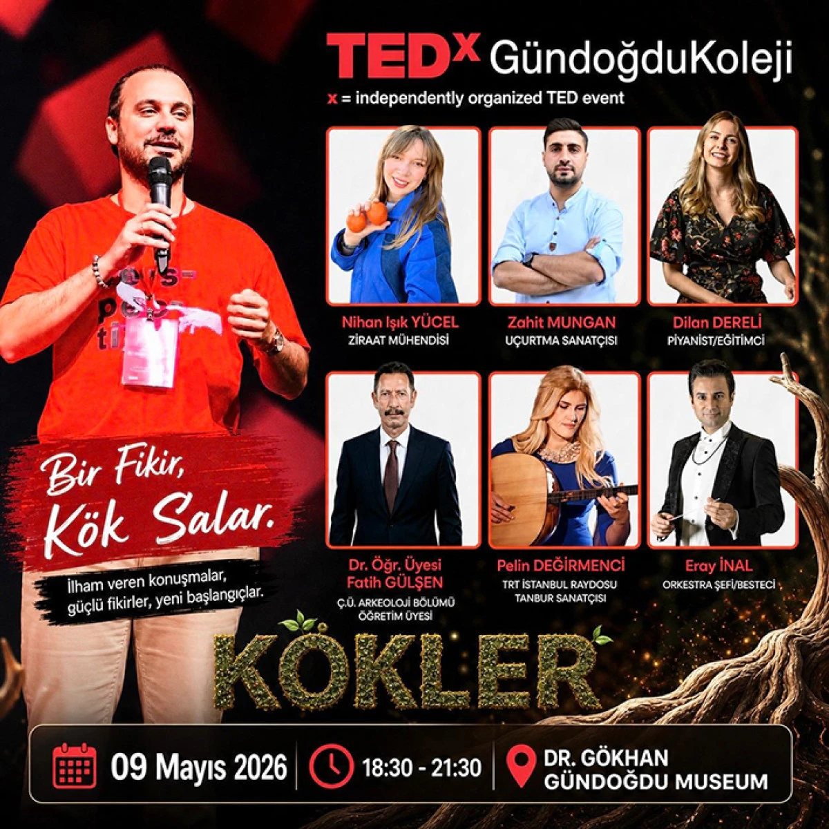 TEDxG&uuml;ndoğdu Koleji &lsquo;K&Ouml;KLER&rsquo; ile geliyor