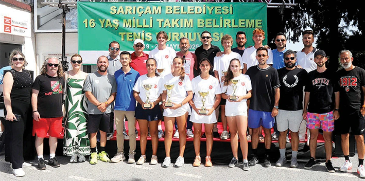 Tenisin 16 yaş millileri  Adana’da belirlendi