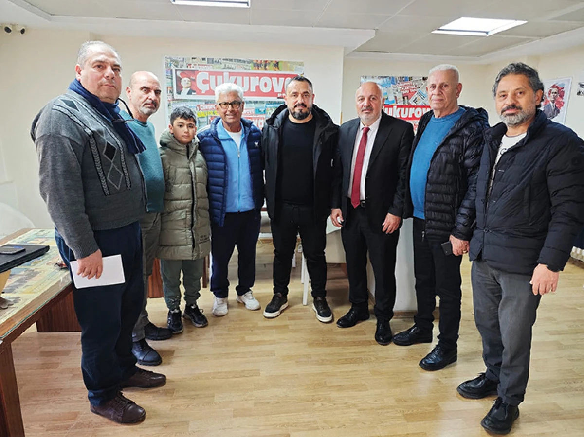 Hadırlıg&uuml;c&uuml; 1978 SK Başkanı Umut Salman&rsquo;dan  &Ccedil;ukurova Press&rsquo;e ziyaret