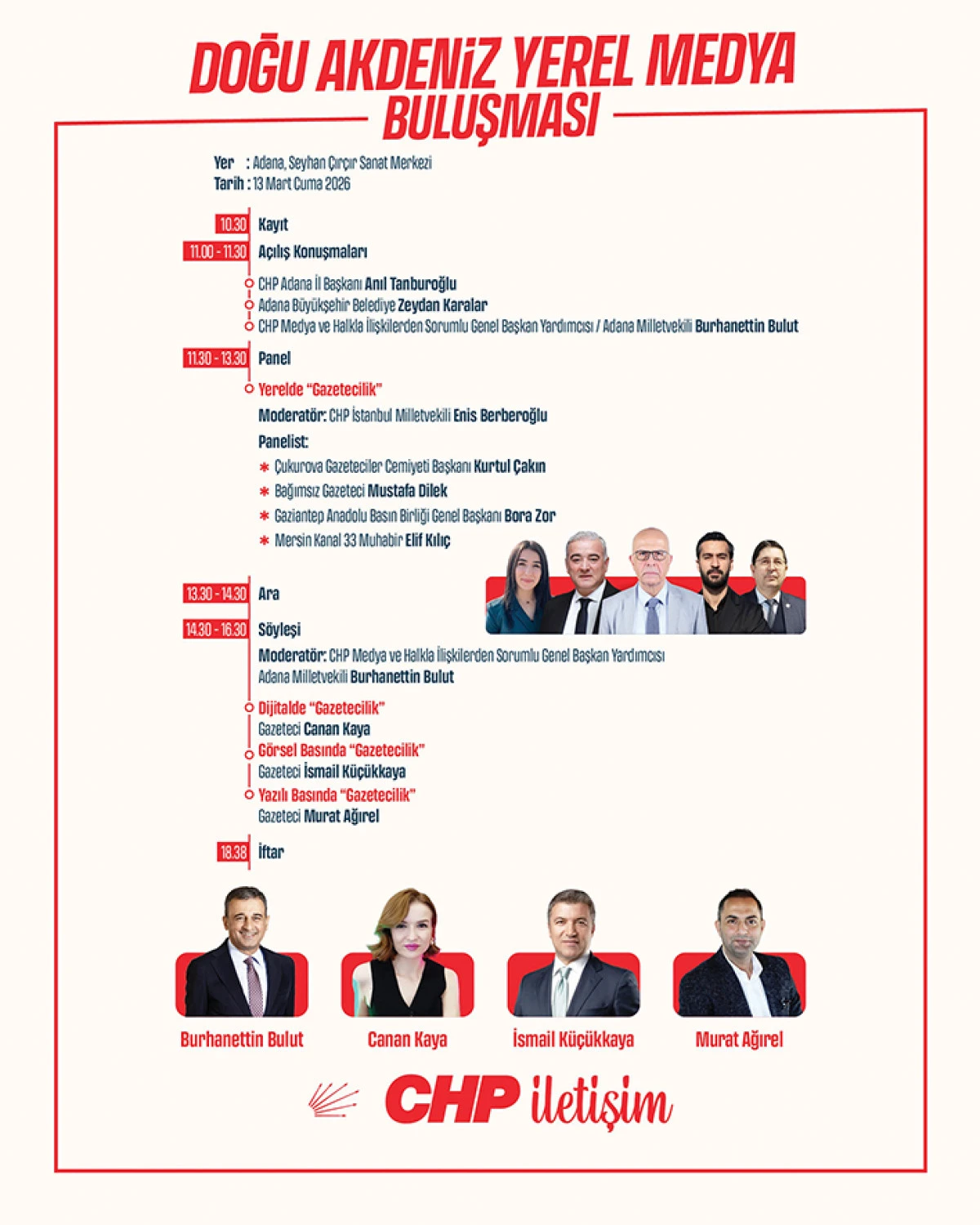 Yerel basının sorunları  Adana&rsquo;da masaya yatırılıyor