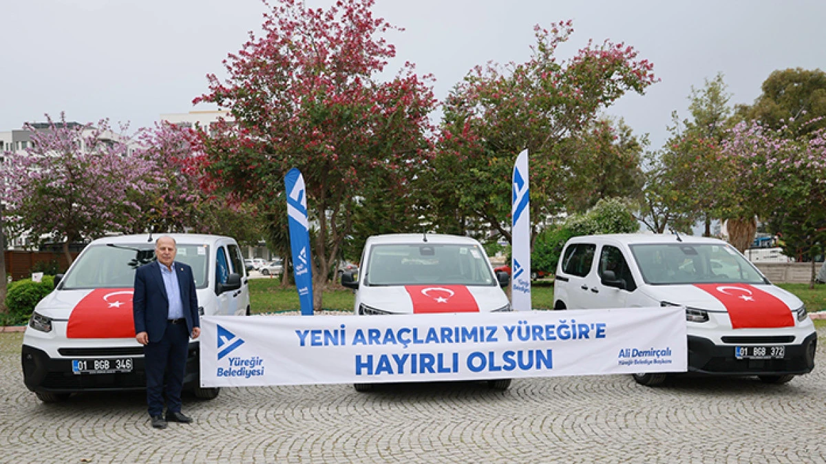 Y&uuml;reğir Belediyesi, filosuna 3 yeni ara&ccedil; ekledi     